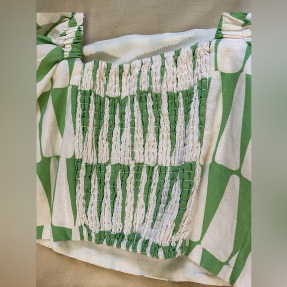 🆕 Maison d ‘ Amélie 2pc Aline Woman’s Shirt With Matching Crop Shirt - Picture 3 of 5